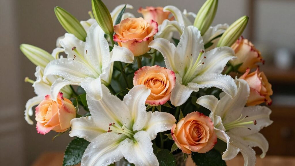 Beautiful bouquet of fresh flowers for same-day delivery.